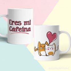 Taza gatos Enamorados