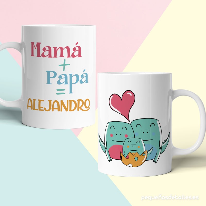 Taza Familia dinosaurios Taza Familia dinosaurios