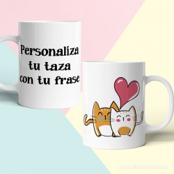 Taza Gatos Personalizada