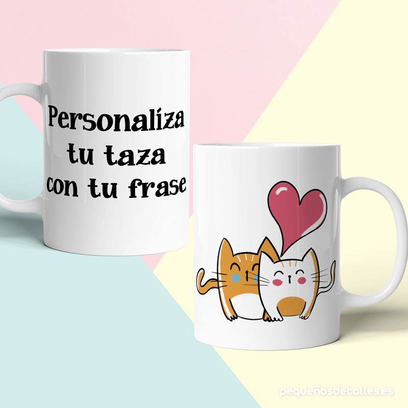 Tazas personalizadas con gatos