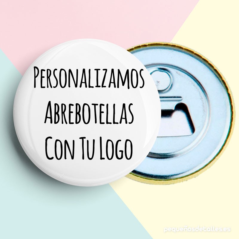 Abrebotellas personalizados con logo