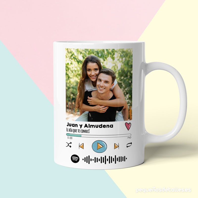 Taza Spotify Personalizada Taza Spotify Personalizada