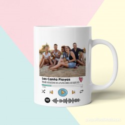 Taza Spotify personalizada familia