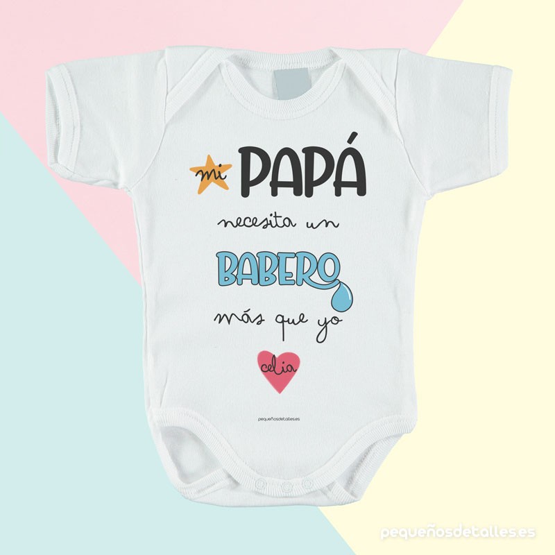 Body Bebé Personalizado Frases divertidas y nombre bebé