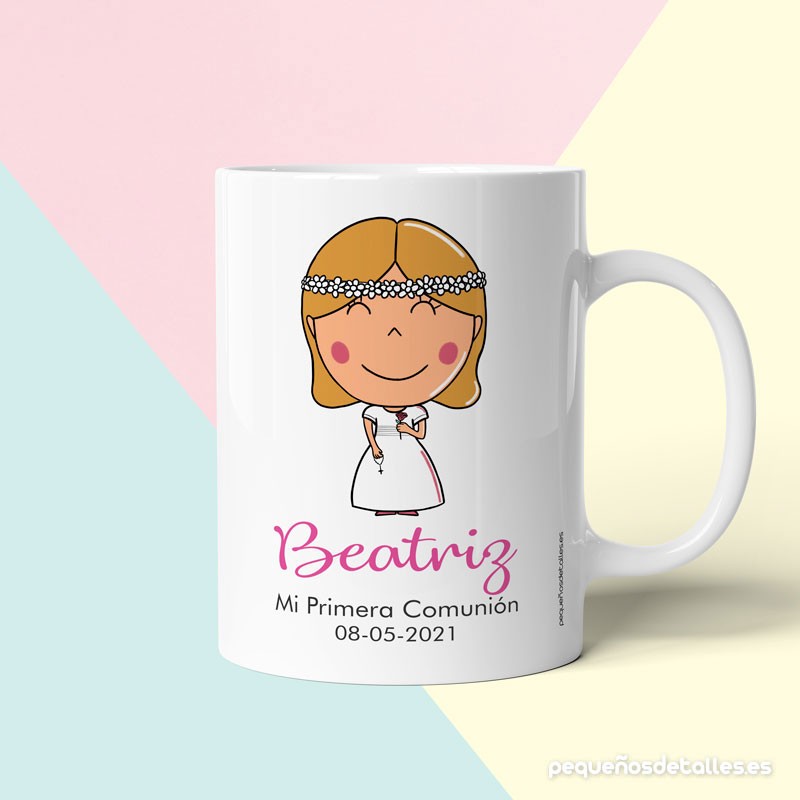 Taza niña caracterizada Taza niña caracterizada