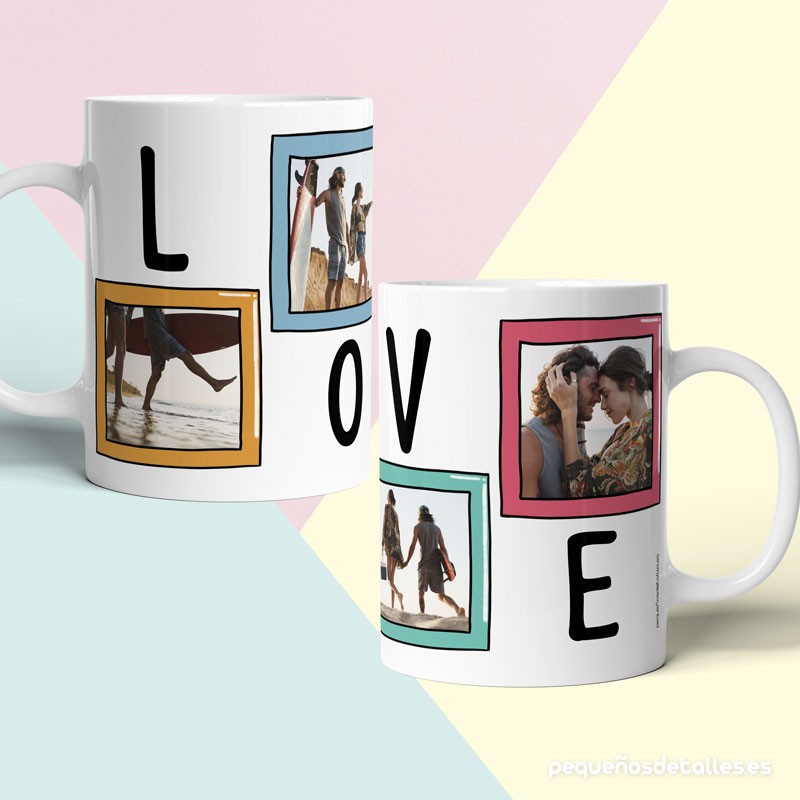 Taza Love Personalizada con Fotos