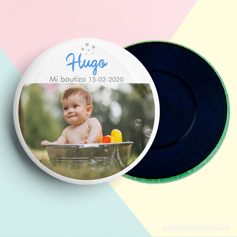 Imán personalizado bautizo niño Imán personalizado bautizo niño