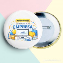 Chapas personalizadas con logo para empresas