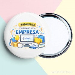 Espejos personalizados con logo para empresas