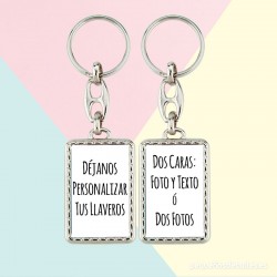 Llavero Rectangular Personalizado