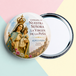 Espejos de bolsillo personalizados para cofradías y hermandades