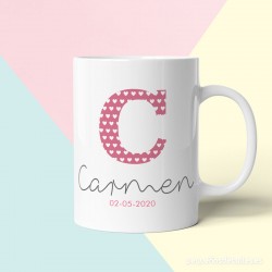 Taza inicial niña comunión