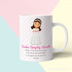 Taza recordatoria niña