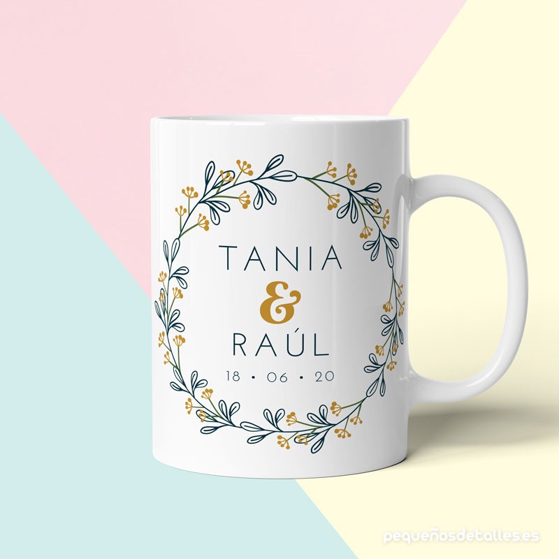 Taza corona boda Taza corona boda