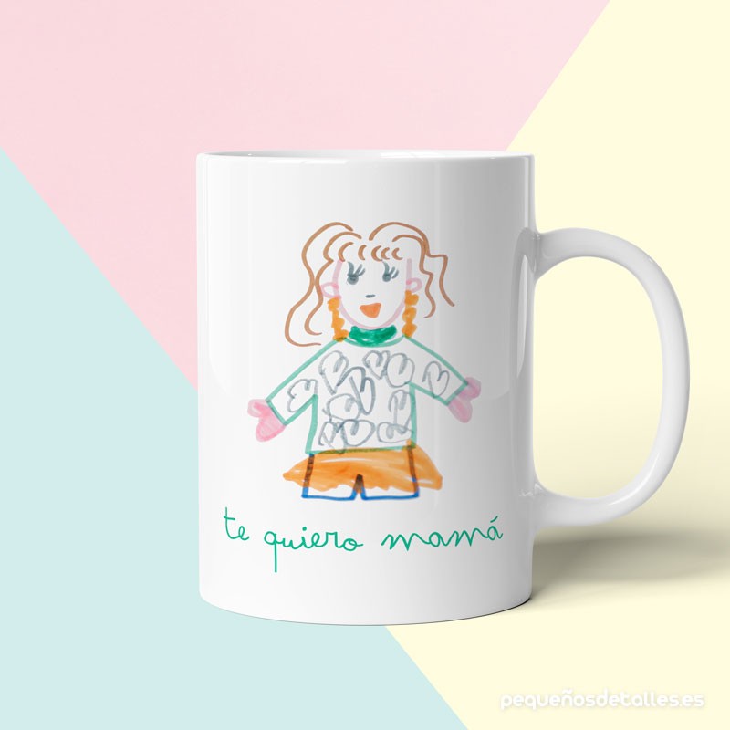 Taza dibujo día de la madre