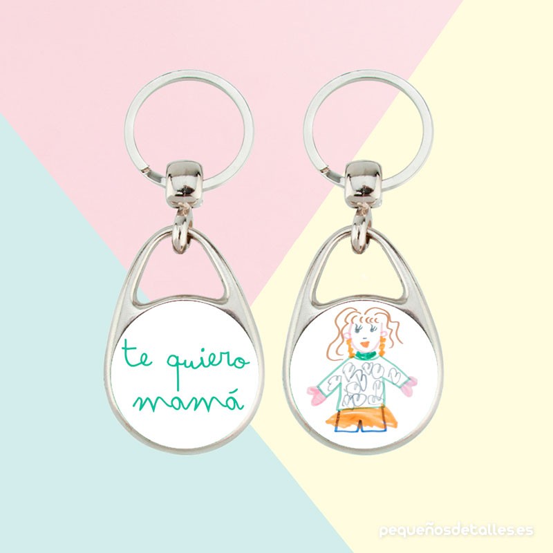 Llavero dibujo día de la madre Llavero dibujo día de la madre