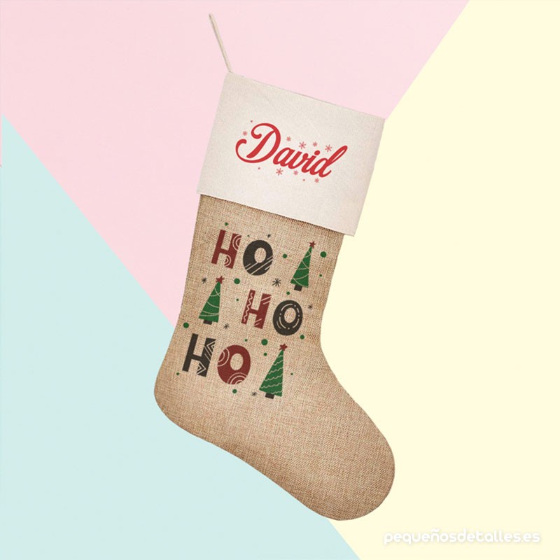 Bota Navidad Personalizada