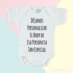 Body bebé personalizado