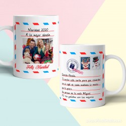 Taza Carta de Navidad con Foto