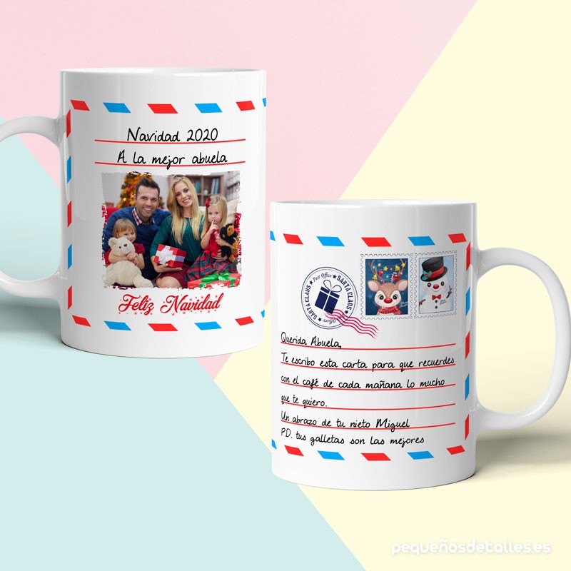 Taza Carta de Navidad con Foto Taza Carta de Navidad con Foto